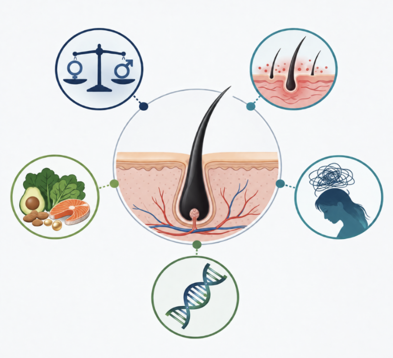 Why Hair Fall Happens?